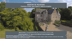 Desktop Screenshot of manoirderouesse.com